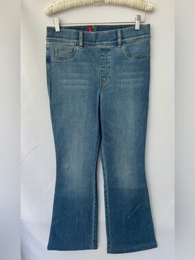 SPANX Mid-Blue Flare Jeans